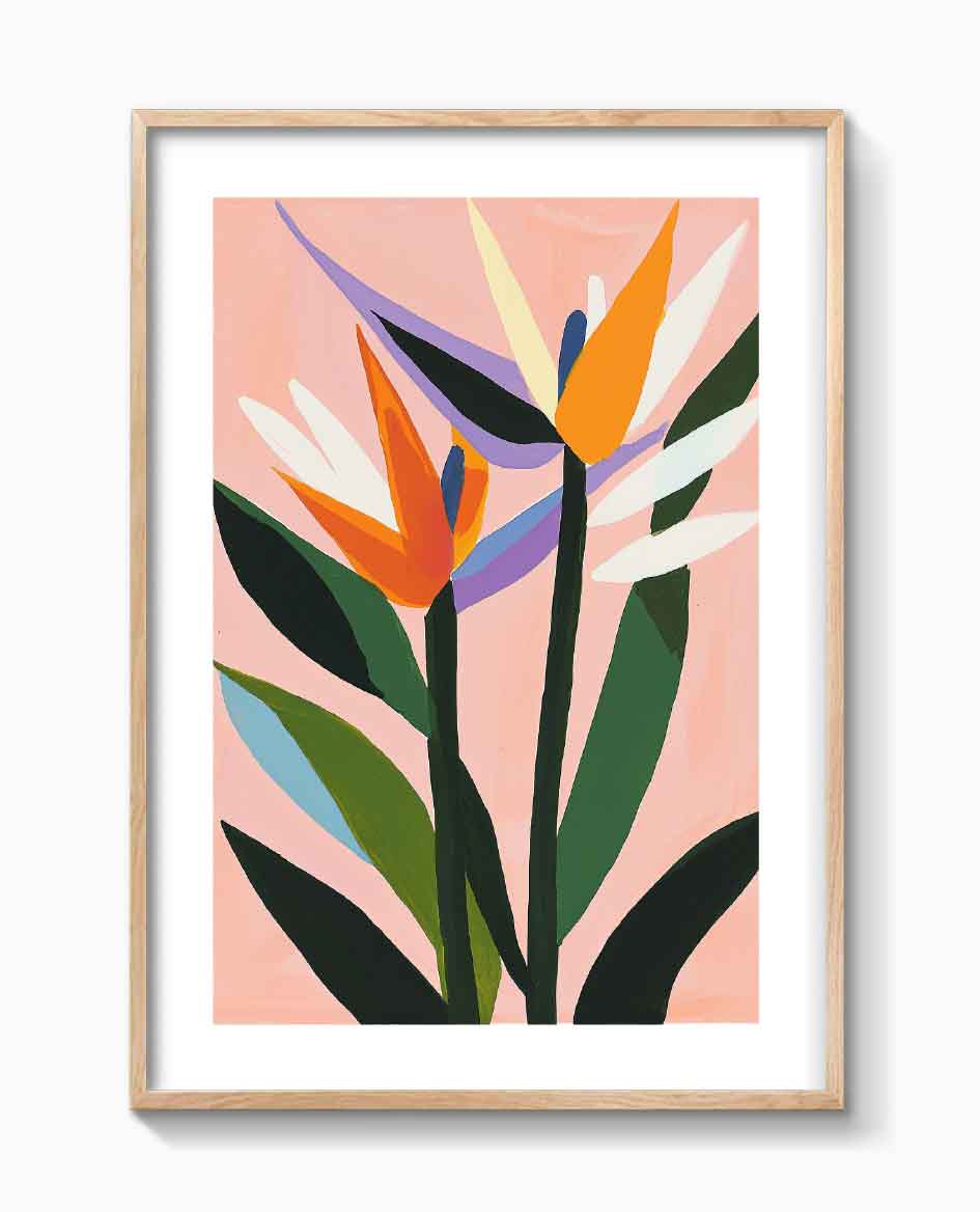 AVES DE PARAÍSO ROSA