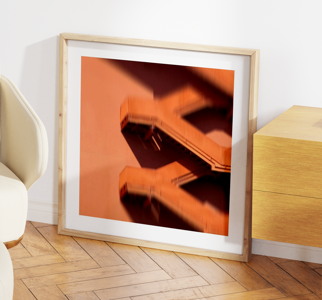 Cuadro-BLURRY-STAIRS-Malek-cuadrado