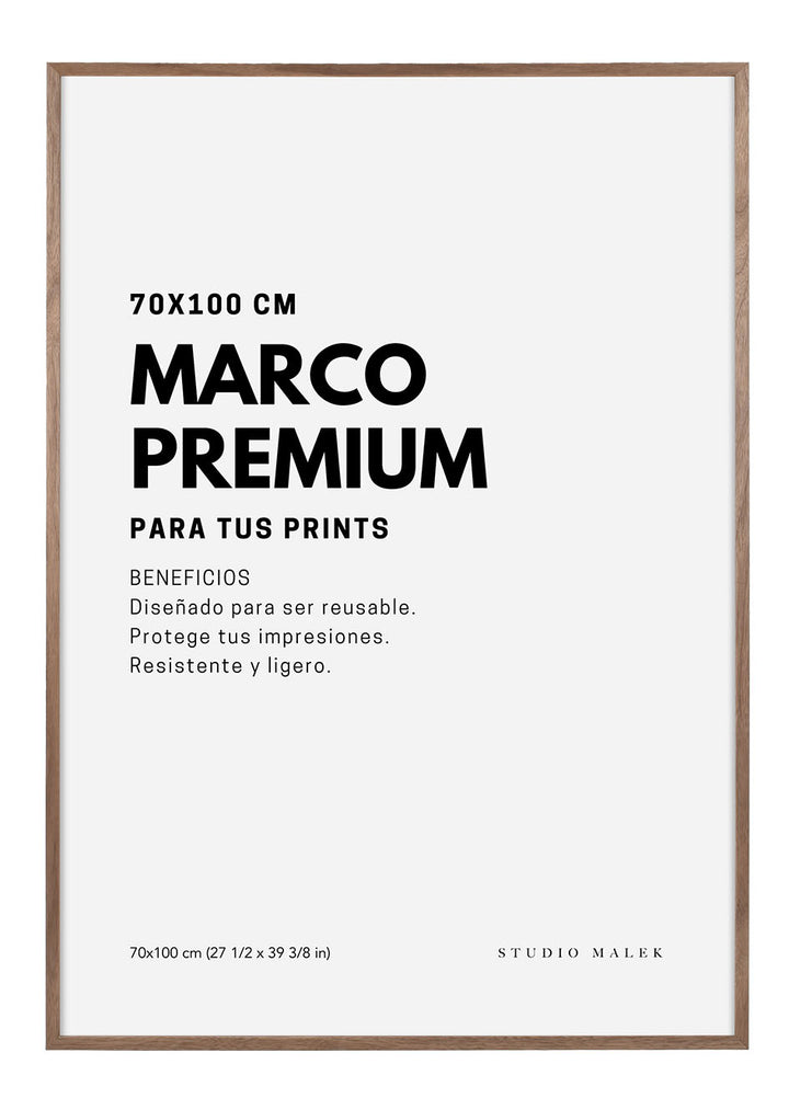 MARCO DE CUADRO NOGAL 70x100 cm