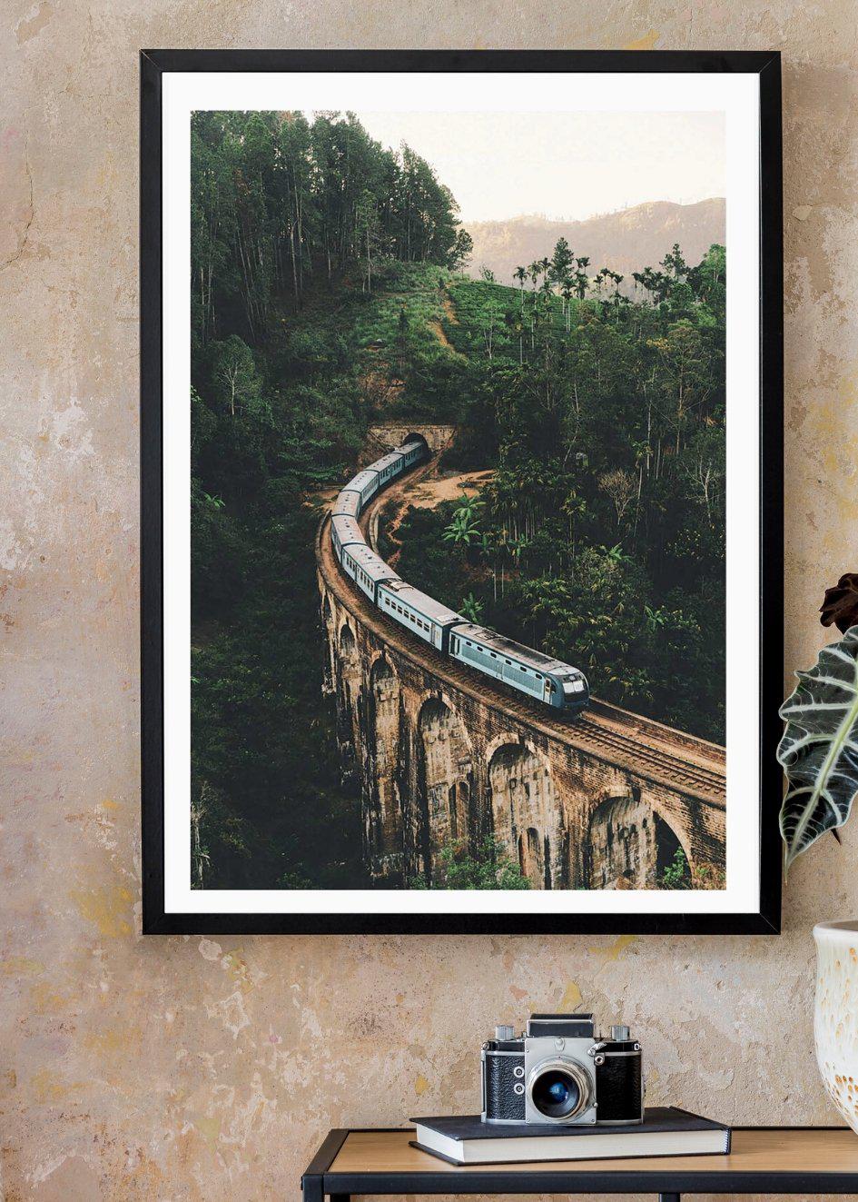 Cuadro-TREN ORIENTAL POSTER-studiomalek